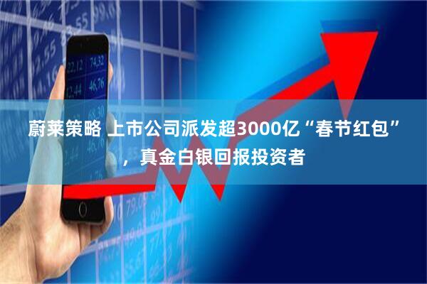 蔚莱策略 上市公司派发超3000亿“春节红包”，真金白银回报投资者